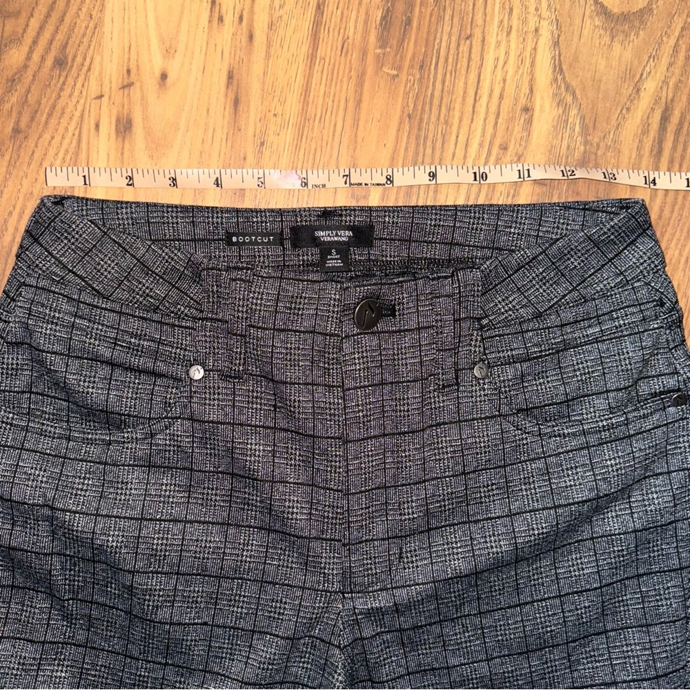 Simply Vera Vera Wang Plaid Pants - Picture 4 of 5